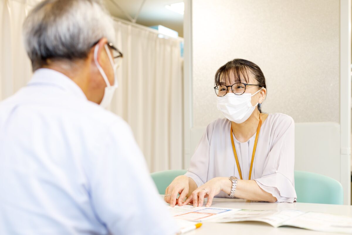 写真:相談の様子
