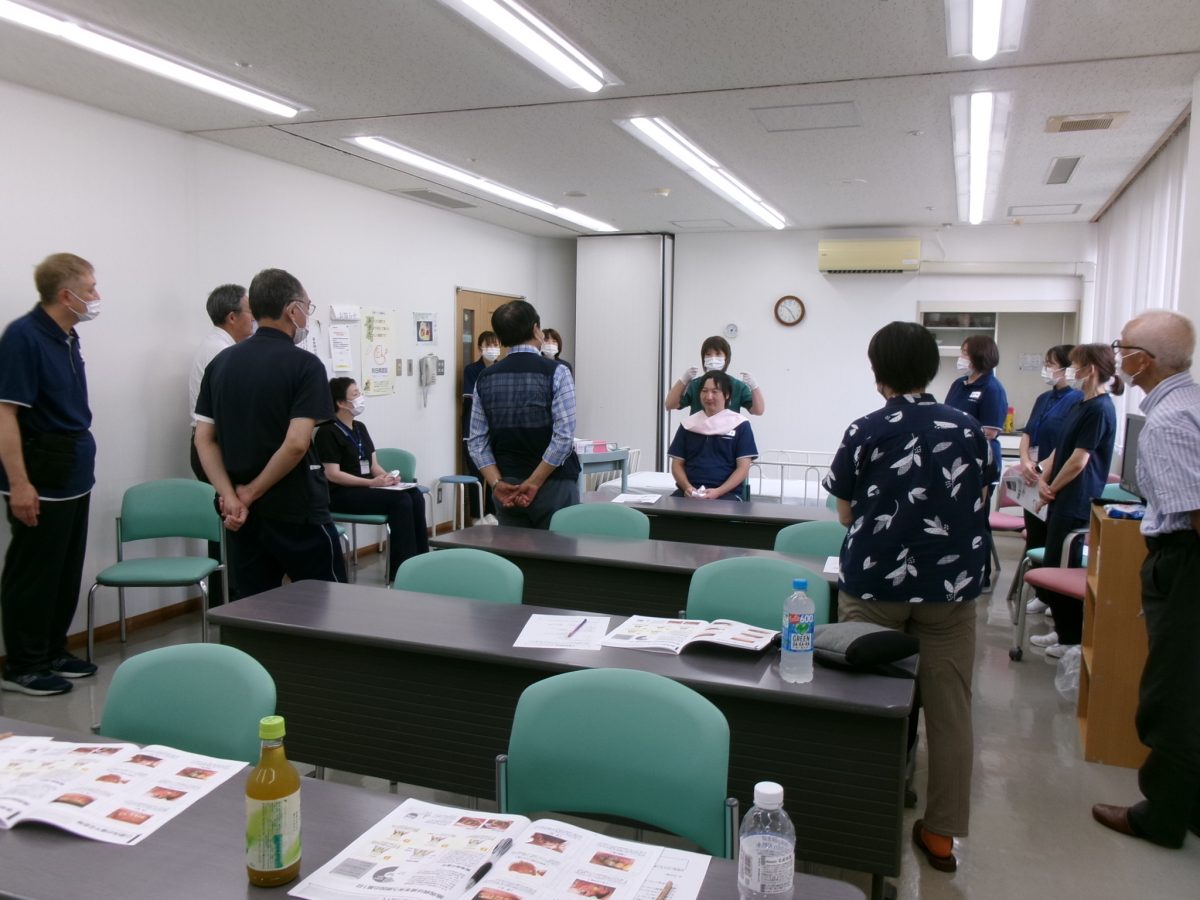 写真：第１回家族介護教室