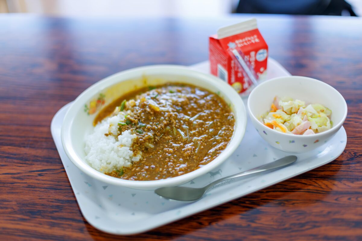 写真:食事の内容