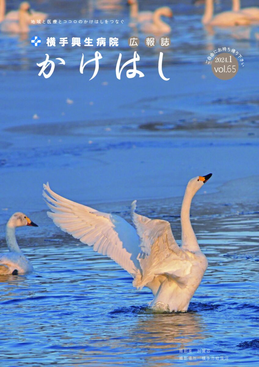 表紙：広報誌「かけはし」vol.65