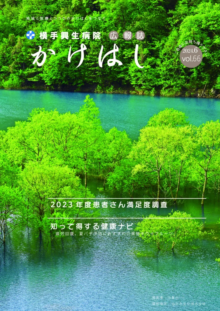 表紙：広報誌「かけはし」vol.66