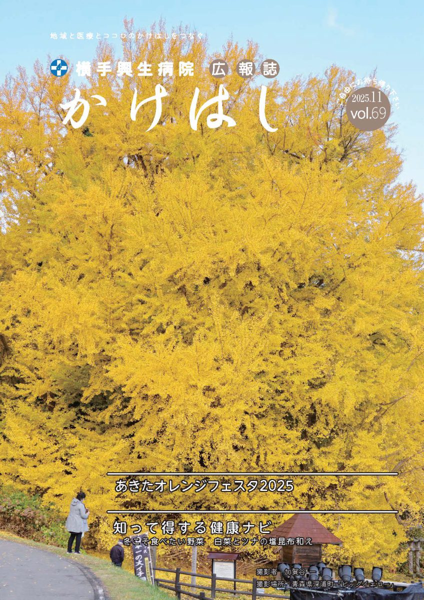 表紙：広報誌「かけはし」vol.69